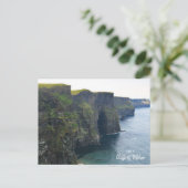 Ehrfurcht vor den Cliffs of Moher - Irland Postkarte (Stehend Vorderseite)