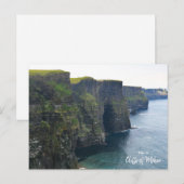 Ehrfurcht vor den Cliffs of Moher - Irland Postkarte (Vorne/Hinten)