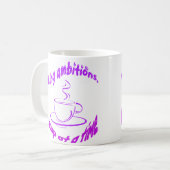 Ehrgeiz, eine Tasse nach der anderen. (Vorderseite Links)