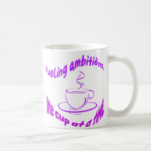 Ehrgeiz, eine Tasse nach der anderen.