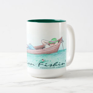 Ehrgeiz Fischin' Zweifarbige Tasse