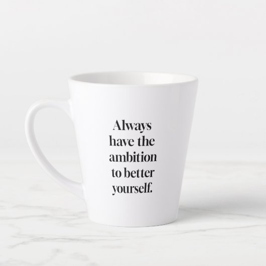 Ehrgeiz Latte Tasse (Links)