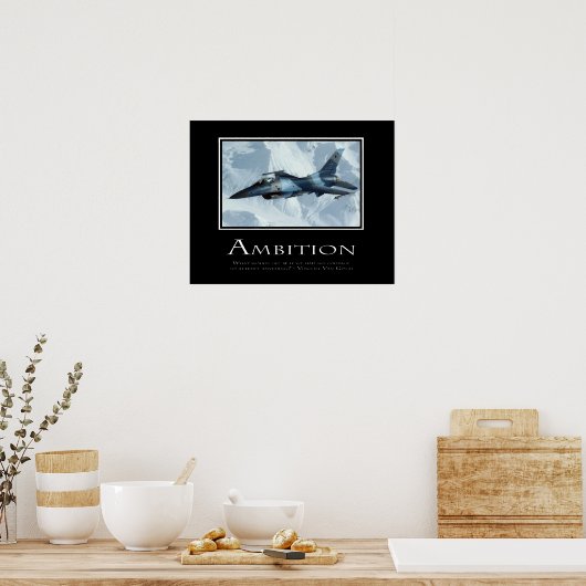 Ehrgeiz Poster (Küche)