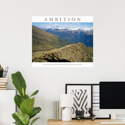 Ehrgeiz Poster (Heimbüro)