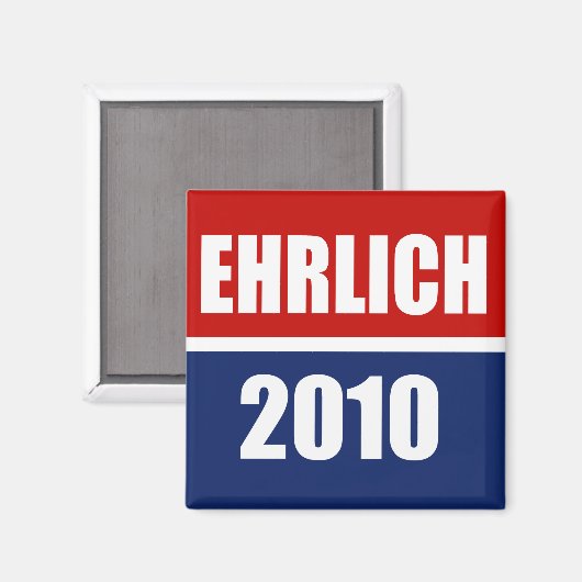 EHRLICH 2010 MAGNET (Vorderseite/Rückseite)