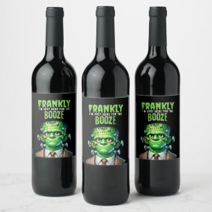 Ehrlich gesagt bin ich hier für das Booze Wine Lab Weinetikett