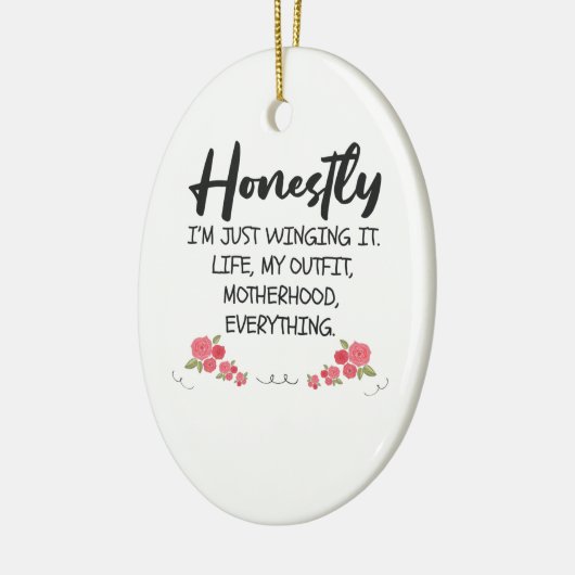 Ehrlich gesagt, ich möchte nur, dass es lustige Ma Keramik Ornament (Links)