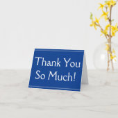 Ehrlich gesagt: "Vielen Dank!" Karte (Gelbe Blume)