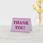 Ehrlich, sauber "DANKE!" Karte (Gelbe Blume)