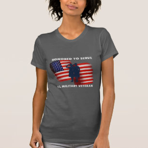 Ehrlich, um zu dienen, US-Militärveteran T-Shirt