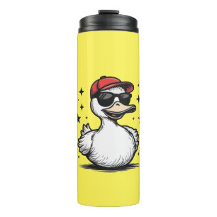 Ehrlich Was Die Ente Lustige Enten Style Witze Thermosbecher