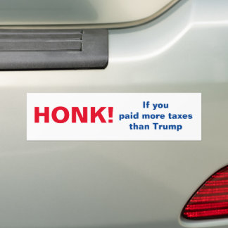 Ehrlich, wenn Sie mehr Steuern bezahlt haben als T Autoaufkleber