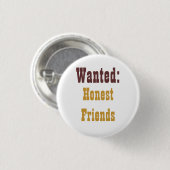 ehrliche Freunde Button (Vorne & Hinten)