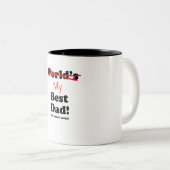 Ehrliche Tasse - bester Vater (VorderseiteRechts)