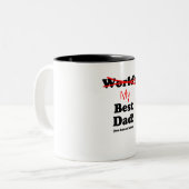 Ehrliche Tasse - bester Vater (Vorderseite Links)