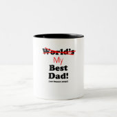 Ehrliche Tasse - bester Vater (Mittel)