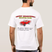 Ehrlichen Heisenbergs Quantums-Autos T-Shirt (Rückseite)