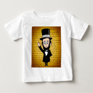 Ehrlicher Abe und seine Gettysburg-Adresse Baby T-shirt