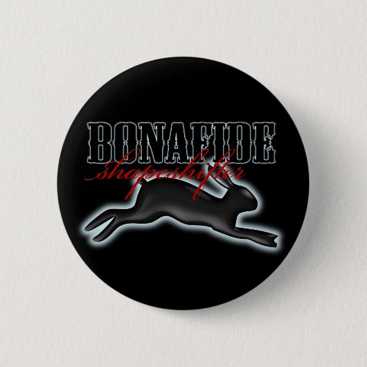 Ehrliches Shapeshifter-Kaninchen Button (Vorderseite)