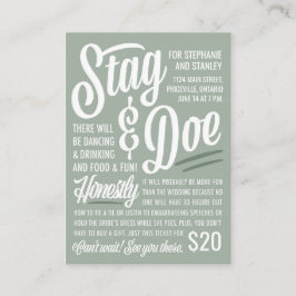 Ehrliches Stag & Doe Ticket