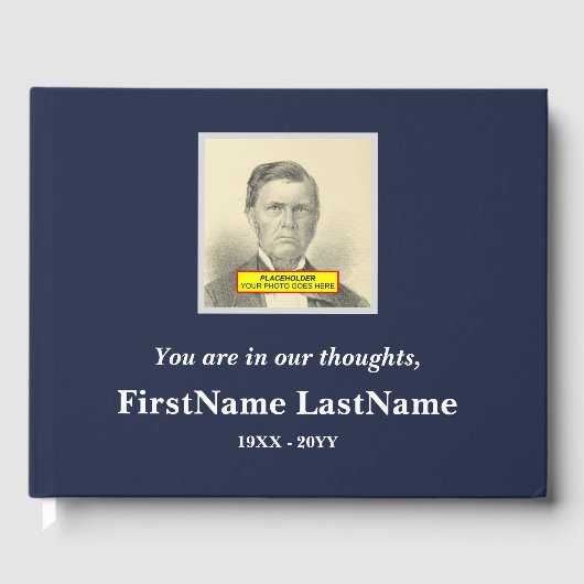 Ehrliches und elegantes Gästebuch (Vorderseite)