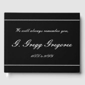 Ehrliches und elegantes Gästebuch (Vorderseite)