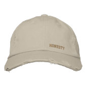 Ehrlichkeit Bestickte Baseballkappe (Vorderseite)