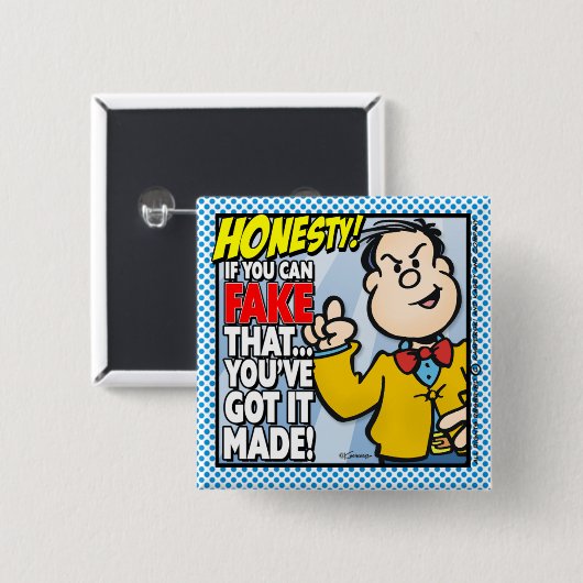 Ehrlichkeit Button (Vorne & Hinten)