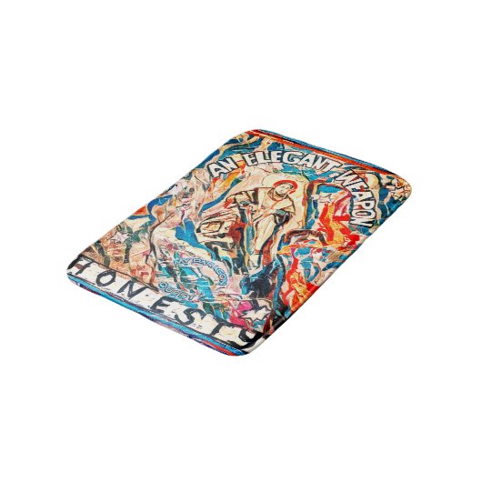 Ehrlichkeit, eine elegante Waffe für zivilisierte  Badematte (Schrägansicht)