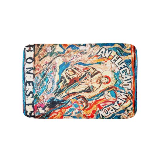 Ehrlichkeit, eine elegante Waffe für zivilisierte  Badematte (Vorderseite)