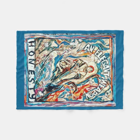 Ehrlichkeit, eine elegante Waffe für zivilisierte  Fleecedecke (Vorderseite (Horizontal))