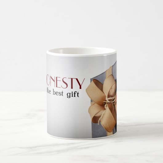Ehrlichkeit ist das beste Geschenk Kaffeetasse (Mittel)