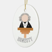 Ehrlichkeit Keramik Ornament (Links)