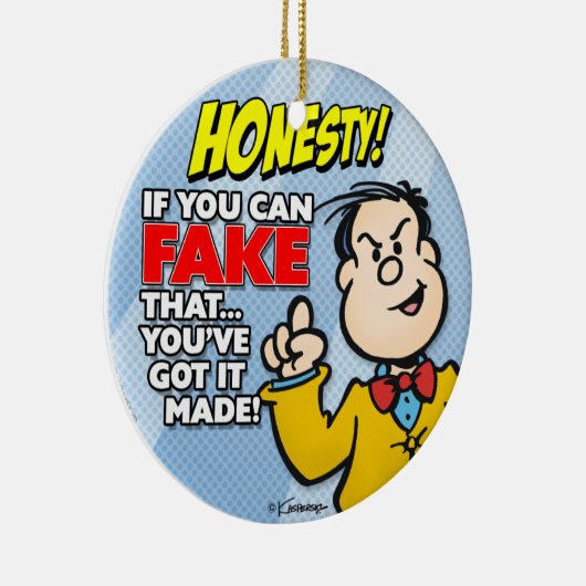 Ehrlichkeit Keramikornament (Rechts)