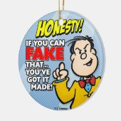 Ehrlichkeit Keramikornament (Links)