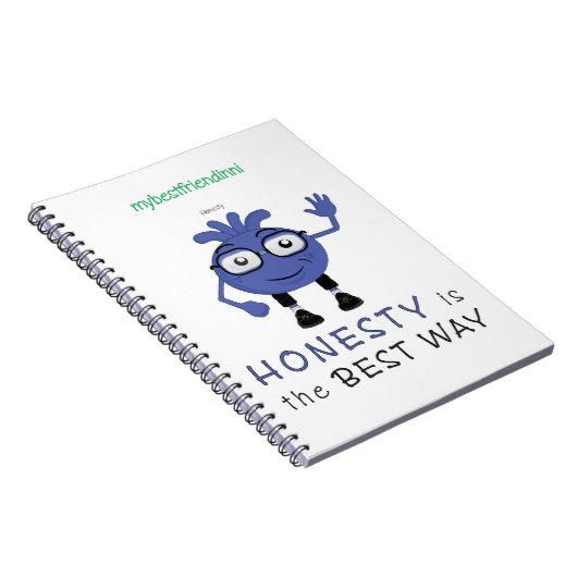 Ehrlichkeits-Notizbuch Notizblock (Rechte Seite)