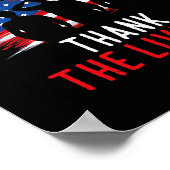 Ehrung der gefallenen militärischen Unterstützung  Poster (Ecke)