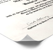 Ehrung der Uni oder des Hochschuldiploms Poster (Ecke)