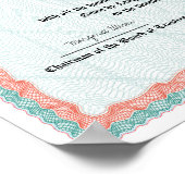 Ehrung der Uni oder des Hochschuldiploms Poster (Ecke)