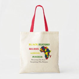 Ehrung des vergangenen Inspirierend Schwarzgeschic Tragetasche