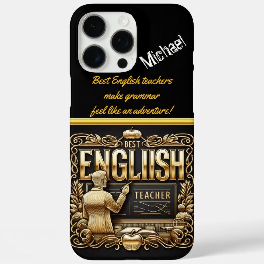 Ehrung eines bemerkenswerten Englischlehrers Case-Mate iPhone Hülle (Rückseite)