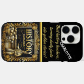 Ehrung eines leidenschaftlichen Geschichtslehrers Case-Mate iPhone Hülle (Rückseite (Horizontal))