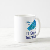 Ehrung für IT-Support-Techniker Kaffeetasse (VorderseiteRechts)