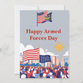 "Ehrung unserer Helden: Feste der Streitkräfte Einladung (Rückseite)