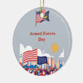 Ehrung unserer Helden: Feste der Streitkräfte Keramik Ornament (Links)