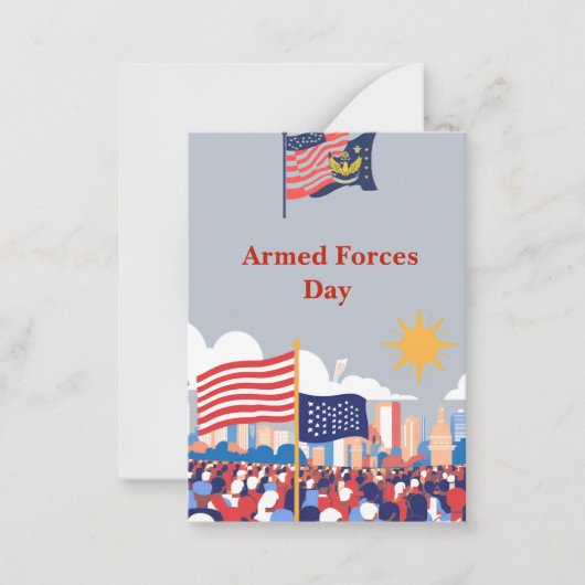 "Ehrung unserer Helden: Feste der Streitkräfte Mitteilungskarte (Vorderseite)