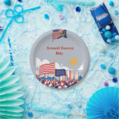 "Ehrung unserer Helden: Feste der Streitkräfte Pappteller (Party)