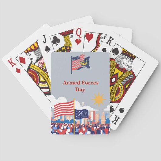 Ehrung unserer Helden: Feste der Streitkräfte Spielkarten (Rückseite)