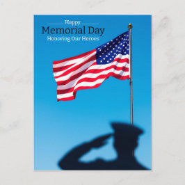 Ehrung unserer Helden - Glücklicher Gedenktag Feiertagspostkarte