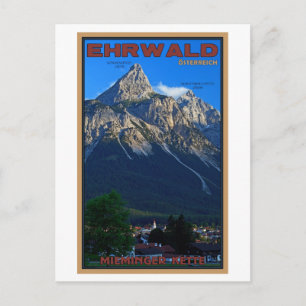 Ehrwald - die Sonnenspitze Postkarte
